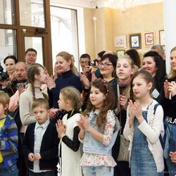 Відкриття виставки «Сонячний Великдень-2017», 8 квітня 2017 року