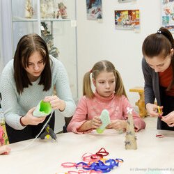 Фото з майстер-класу «Декоративна ялинка», Інна Кливець, Катерина Кліандрова, Олена Косік.