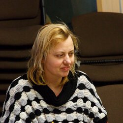 Фото з інтерактивної лекції для дітей про сучасне мистецтво, Інна Ковбасинська
