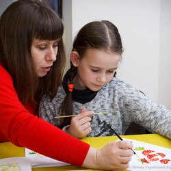 Фото з майстер-класу «Петриківський розпис», Наталія Морозова