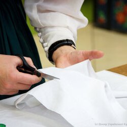 Майстер-клас «Крій традиційної жіночої сорочки. З'єднувальні шви», 11.11.2016 р.