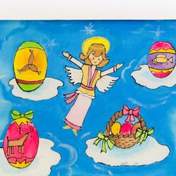 Автор: Катерина Шатохіна. Виставка «Сонячний Великдень-2017», 8.04 – 6.05.2017 р.