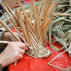 Фото з майстер-класу із виготовлення з рогози личака для подарунків, Ірина Контар