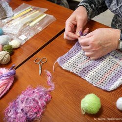 Фото з майстер-класу із в'язання «Ця загадкова клітинка…», Наталія Дмитренко