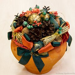 Майстри: Оксана Ягодка та Світлана Вавілова. VI Свято Новорічної Іграшки, 3 - 30.12.2016 р.