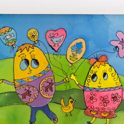 Автор: Марія Ларіонова. Виставка «Сонячний Великдень-2017», 8.04 – 6.05.2017 р.