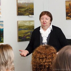 Галина Ярова на семінарі «Україна і світ», Музей гетьманства, 7 вересня 2017 р.