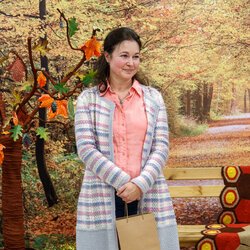 Наталія Дмитренко на відкритті ІІІ Всеукраїнської виставки в'язання « Тепла осінь », 1 жовтня 2018 р.