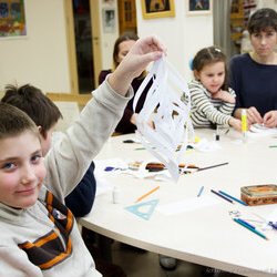 Фото з майстер-класу «Сніжинка-витинанка», Марія Кривець