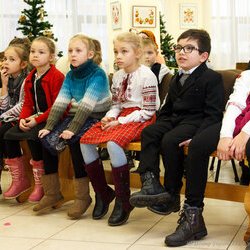 Фото з презентації дитячих новорічних книжок. Видавництво «Братське»