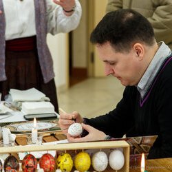 Фото з майстер-класу із писанкарства, Зоя Сташук