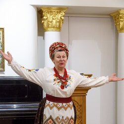 Виставка ікон О.Охапкіна «Від криниці родоводу» в Музеї Гетьманства, 10 січня 2019 р.