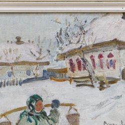 Автор: В.Г. Виродова-Готьє, Виставка живопису «Зима у вікні», 15 - 30.01.2019 р.