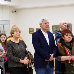 Відкриття виставки «Вишитий живопис Лідії Гончарук», 7 лютого 2018 р.