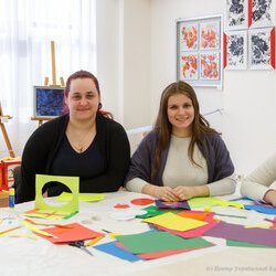 Фото з майстер-класу із виготовлення вітальної Великодньої листівки, Тетяна Анохіна, Юлія Кравчук