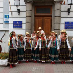 Відкриття виставки «Мистецтво одного села», Національний музей літератури, 8 вересня 2017 р. 