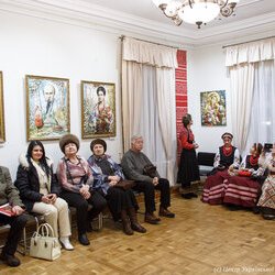 Виставка ікон О.Охапкіна «Від криниці родоводу» в Музеї Гетьманства, 10 січня 2019 р.