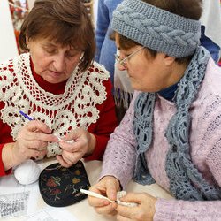 Фото з майстер-класу із в'язання гачком мітенок, Наталія Дмитренко