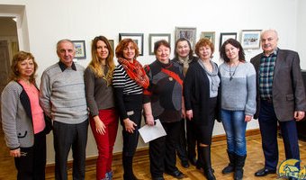 Відкриття виставки «Вишитий живопис Лідії Гончарук» в Музеї Гетьманства, 10 грудня 2018 р. Відкриття виставки «Вишитий живопис Лідії Гончарук» в Музеї Гетьманства, 10 грудня 2018 р.