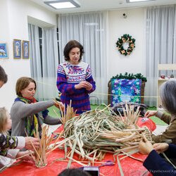 Фото з майстер-класу із виготовлення з рогози личака для подарунків, Ірина Контар