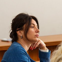 Світлана Долеско на Всеукраїнській науково-практичній конференції «Культурний код військової символіки України»