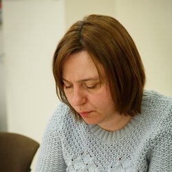 Фото з майстер-класу із розпису гусячого яйця, Олеся Токарська
