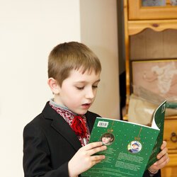 Фото з презентації дитячих новорічних книжок. Видавництво «Братське»