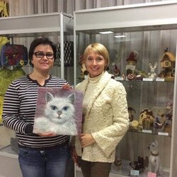 Фото з майтер-класу з вовняного живопису від Світлани Тимофєєвої