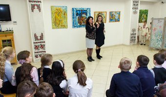 Режисери театралізованого дійства «Лис Микита» - Дар'я Іванова та Ганна Кожинова, 21.11.2016 р. Режисери театралізованого дійства «Лис Микита» - Дар'я Іванова та Ганна Кожинова, 21.11.2016 р.
