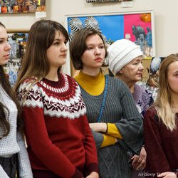 Відкриття виставки «Кольорове коло», 16 січня 2019 р.