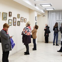Відкриття виставки «Вишитий живопис Гончарук Лідії. Нова сторінка», 15 січня 2019 р.
