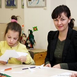 Фото з майстер-класу «Сніжинка-витинанка», Марія Кривець