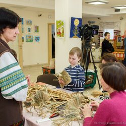 Фото з майстер-класу «Плетіння з рогози «Коник», Ірина Контар