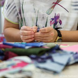 Фото з майстер-класу по основам клаптикового шиття, Ольга Козицька