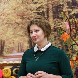Наталія Шкраба на підведенні підсумків конкурсу «Моя в'язана мрія»