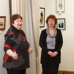 Відкриття виставки «Вишитий живопис Лідії Гончарук» в Музеї Гетьманства, 10 грудня 2018 р.