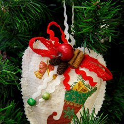 Майстер: Ольга Бунеску. VI Свято Новорічної Іграшки, 3 - 30.12.2016 р.