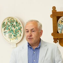 Володимир Шкуров на відкритті виставки «У вінку нев'янучих традицій», 20 червня 2017 р.