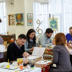 Фото з майстер-класу із писанкарства, Зоя Сташук