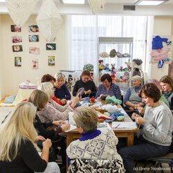 Фото з майстер-класу із в'язання спицями домашніх «чешок», Катерина Степанюк