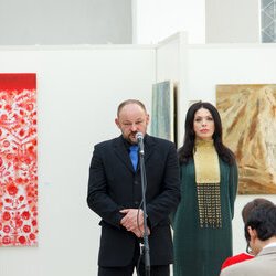 Дмитро Стус та Влада Литовченко на Міжнародному культурно-просвітницькому проекті «Нас єднає Шевченкове слово», 10.03.2017 р.