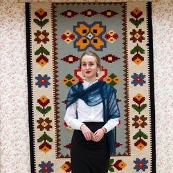 Анастасія Горобець на відкритті виставки «Свято Врожаю-2017», 4 листопада 2017 р.
