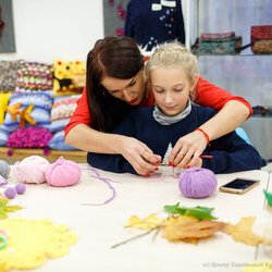 Фото з майстер-класу із в'язання заколки для волосся, Аліна Бусло