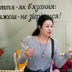 Наталія Дмитренко на закритті виставки «Тепла осінь» , 29.10.2016 р.
