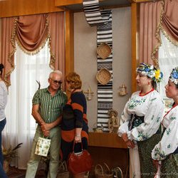 Відкриття виставки «Мистецтво одного села», Національний музей літератури, 8 вересня 2017 р. 