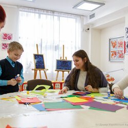 Фото з майстер-класу із виготовлення вітальної Великодньої листівки, Тетяна Анохіна, Юлія Кравчук