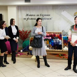 Наталія Дмитренко на закритті виставки «Тепла осінь» , 29.10.2016 р.