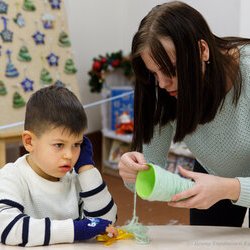 Фото з майстер-класу «Декоративна ялинка», Інна Кливець, Катерина Кліандрова, Олена Косік.