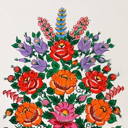Розпис с. Заліп'є, Польща. Культурно-виставковий проект «У вінку нев'янучих традицій», 20.06 – 27.07.2017 р.