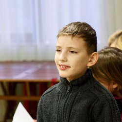 Фото з інтерактивної лекції для дітей про сучасне мистецтво, Інна Ковбасинська